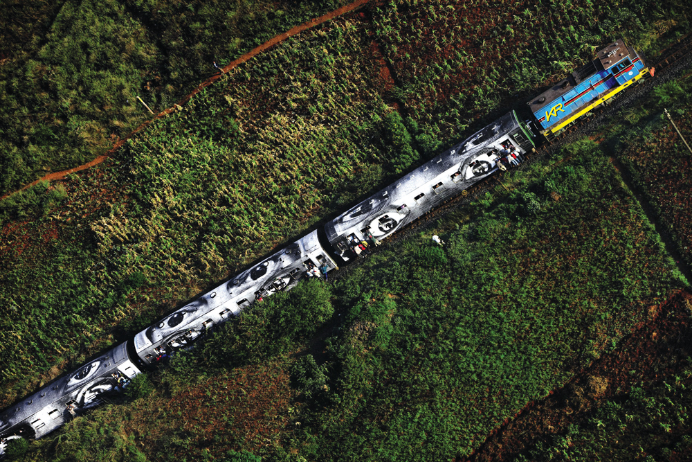 JR, Train Diagonale, Nairobi, Kenya (2009)